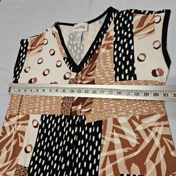 Joseph Ribkoff V Neck Top Women Size 14 Multicolor - Picture 8 of 13